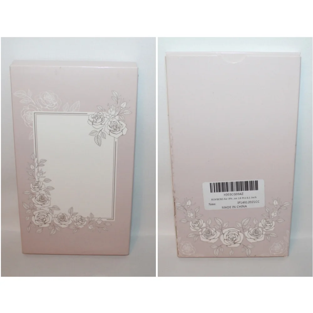 Elegant Floral Clear Silicone Case Apple iPhone 14 Pro Max